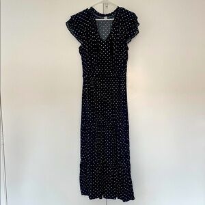 Old Navy Black and White Maxi Sundress